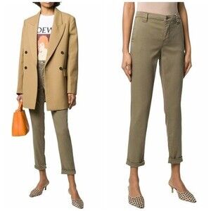J Brand Green Paz Slim Tapered Skinny Pants